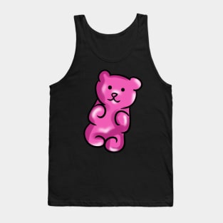 Cute Pink Gummy Bear Tank Top